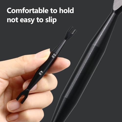3pcs Aluminum Alloy Wrench 3-4mm 4.5-5mm 5.5-7mm Double End Universal Spanner Open End Small Wrench Set Repair Tool For Rc Car SCX10 Truck (Black) - color: Black