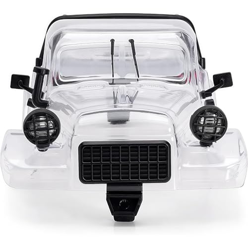 1/18 RC Pickup Truck Body Shell, ABS Impact-Resistant Upgrade for TRX4M Defender/Bronco/Wrangler (Clear Body) - color: Clear Body