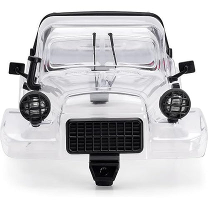 1/18 RC Pickup Truck Body Shell, ABS Impact-Resistant Upgrade for TRX4M Defender/Bronco/Wrangler (Clear Body) - color: Clear Body