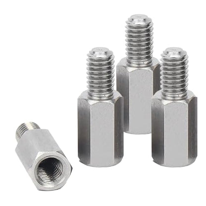 Kado M4x10mm Hex Stainless Steel Standoff Spacer Screw Set Nut Bolt 4pcs | Spacer Adapter Set for Desktop/Portable Monitor Mount, Motherboard Prototyping Accessories for PCB, Computer & Circuit Board - style: 4-Pack