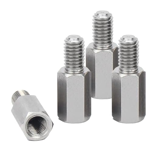 Kado M4x10mm Hex Stainless Steel Standoff Spacer Screw Set Nut Bolt 16pcs | Spacer Adapter Set for Desktop/Portable Monitor Mount, Motherboard Prototyping Accessories for PCB, Computer & Circuit Board - style: 16-Pack