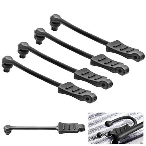HobbyPark 20pcs RC Rubber Retainer Pull Tabs for 1/18 1/24 RC Car Body Clips (fit 0.7mm 1.0mm Rod) - size: fit 0.7mm 1.0mm Rod