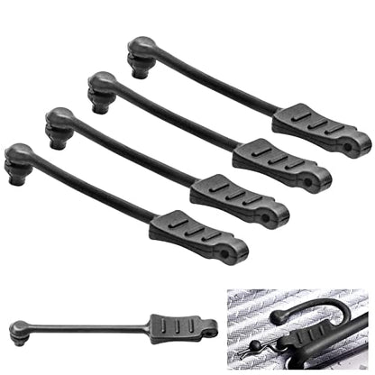 HobbyPark 20pcs RC Rubber Retainer Pull Tabs for 1/18 1/24 RC Car Body Clips (fit 0.7mm 1.0mm Rod) - size: fit 0.7mm 1.0mm Rod
