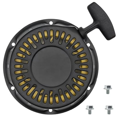 Strongthium 212cc 196cc Pull Start Recoil Starter Assembly | for Predator Rato Coleman Ct200u Bt200x Trail 6.5HP 7HP Go Kart Mini Bike Generator - size: Black