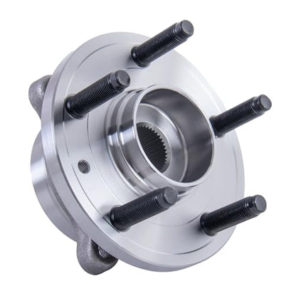 513275 Front Rear Wheel Hub Bearing Assembly Encoder ABS 5 Lugs 1 Pack | Fit 2011-2014 Ford Edge, 2009-2018 Flex, 2010-2019 Taurus, Replacement Font & Rear Hub Bearing Assembly with Encoder ABS - size: 513275/1PC