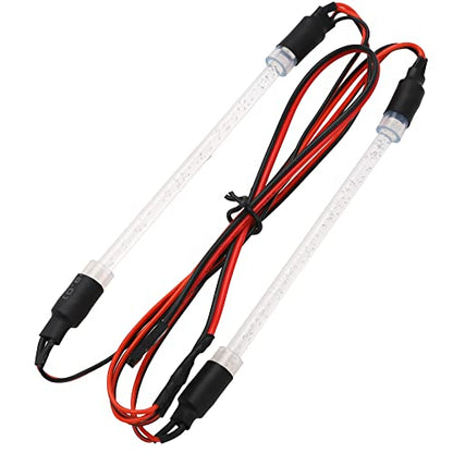 RC Car Chassis Body LED Light Tube Strip Light Bar Compatible with Traxxas TRX-4 Axial SCX10 II 90046 D90 D110 1/10 RC Crawler Car Truck (Purple) - color: Purple