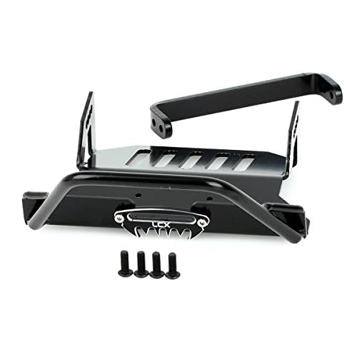 LCX Racing 1/10th RC Crawler Car Metal Front Bumper for TRX4 TRX-4 TRX6 TRX-6 6×6 G63, Upgrades Parts Accessories
