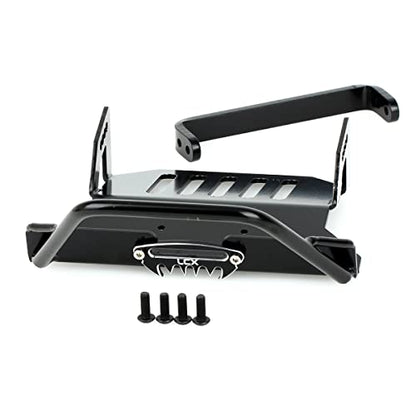 LCX Racing 1/10th RC Crawler Car Metal Front Bumper for TRX4 TRX-4 TRX6 TRX-6 6×6 G63, Upgrades Parts Accessories