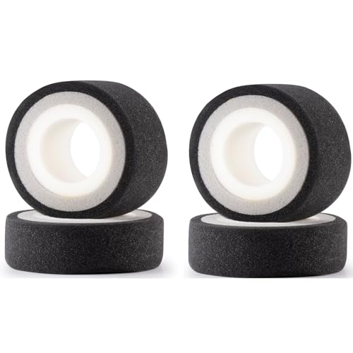 SWX 4PCS 1.9 Inch Dual Stage TPE Foam Inserts for 1/10 RC Crawler, High-Performance Tire Inserts Compatible with Axial SCX10 90046 & Traxxas TRX4 Upgrade Parts | TPE Foam Inserts, Dual Stage, 1.9 Inch, SCX10, TRX4, 1/10 Crawler, 4Pcs