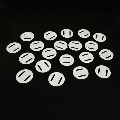 20PCS RC Plane Hinge Folding Leaf Paper Hinges Model Aileron Tail Wing Connector for RC Airplane Aircraft Helicopter DIY Model Plane Fix Wing Parts (20mm Round) - style: 20mm Round