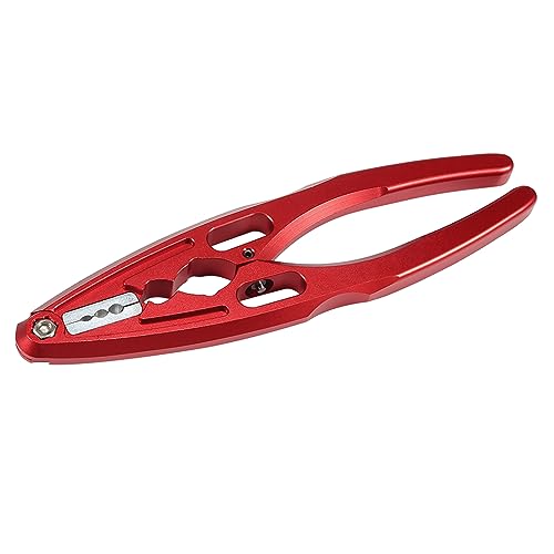 AMK M4 Link Rod Ends 4mm RC Ball Joint Assembly Tool Shock Clamp Shaft Holder for 1/10 Scale Accessories Axial SCX10 TRX6 Capra D90 TF2 CC01 TRX4 Upgrades (Red) - color: Red