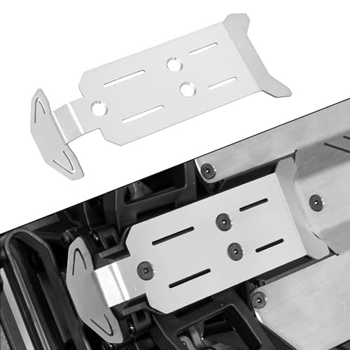 RC Chassis Armor Skid Plate Stainless Steel | for 1/16 Traxxas Mini Maxx 107154-1 Mini XRT 108076-1