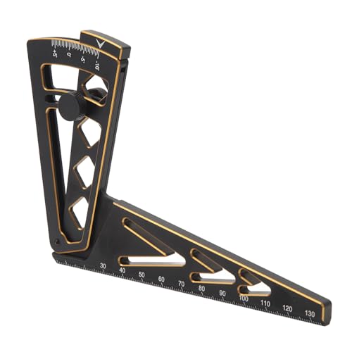 RC Car Inclined Ruler, Multifunctional Ride Height Gauge Camber Gauge Multi Angle Measuring Tool with Aluminum Alloy Construction, for Home Game and Daily Use