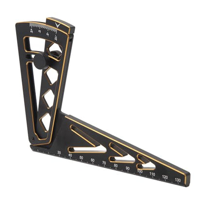 RC Car Inclined Ruler, Multifunctional Ride Height Gauge Camber Gauge Multi Angle Measuring Tool with Aluminum Alloy Construction, for Home Game and Daily Use