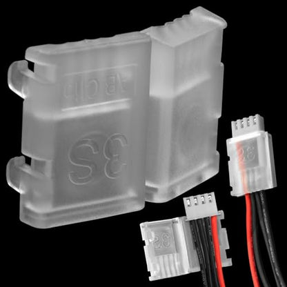 20Pcs 3S JST-XH AB Clip Buckle Lipo Balance Plug Protector for RC Car FPV Boat LiPo Battery Balance Plug Extension Cable (3S 11.1V) - color: 3s 11.1v