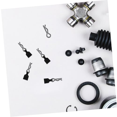 STOBOK 4pcs Aluminum Alloy Rc Car Body Clips Pull Tabs Easy-Replace Pins for Rc Car Accessories Black Clips for Secure Assembly