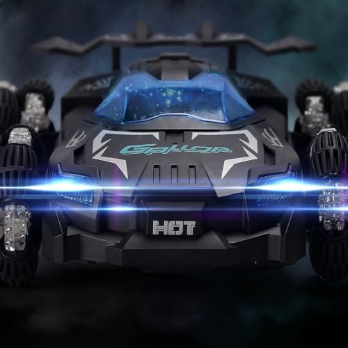 Lateral Drift Remote Control Car 4WD All-Terrain Climbing RC Vehicle, Self-Righting Design for Rough Ground, for Kids Ages 6+ (Single Remote Control)