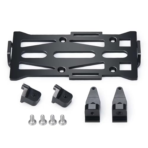RC Parts Compatible with Axial for SCX24 for Deadbolt for JLU 1/24 RC Crawler Car Upgrade Parts Accessories Metal Battery Mount Holder Tray