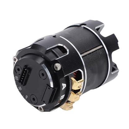 Sorandy 1/10 Scale CNC Aluminum Brushless Motor, Sensorless RC Racing Motor with Adjustable Advance Angle, High Performance for RC Cars, Trucks & Buggies (25.5T) - size: 25.5T