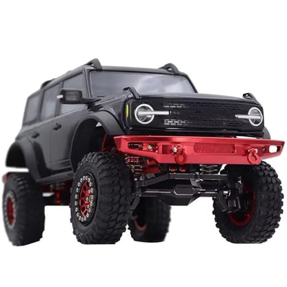 RC Crawler Axle for TRX-4M K10 Ground Clearance +5.5MM Aluminum Alloy CNC Upgraded Front Rear Portal Axle Assembly Axles Kit 1/18 rc Car(Front) - size: Front