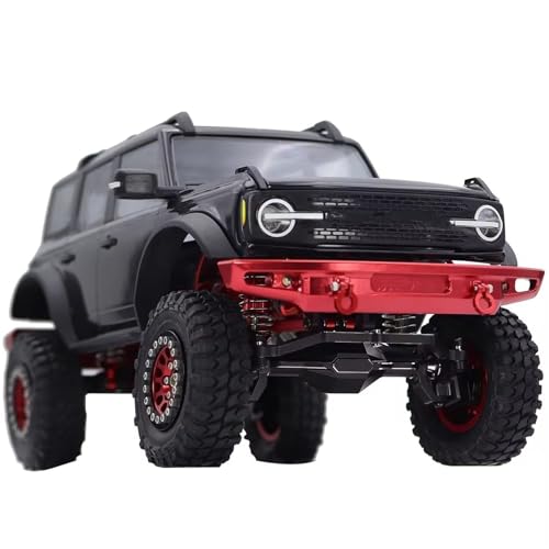 RC Crawler Axle for TRX-4M K10 Ground Clearance +5.5MM Aluminum Alloy CNC Upgraded Front Rear Portal Axle Assembly Axles Kit 1/18 rc Car(Front) - size: Front