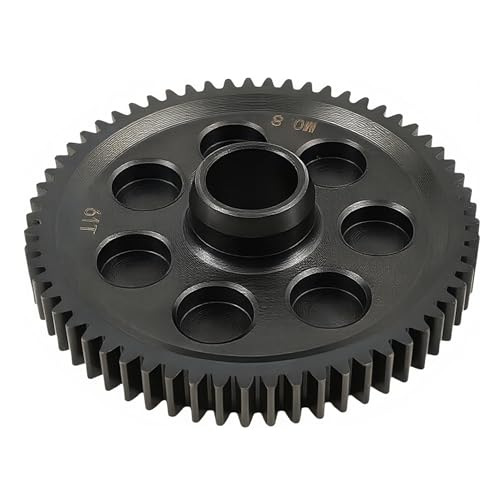 61T Steel Spur Gear 0.8Mod for ARRMA Gorgon 4X2 MEGA Monster Truck | RC Car,Metal Main Gear,1/10 Scale,ARA311100,Upgrade Parts,High Strength,Wear Resistant,Precision Fit