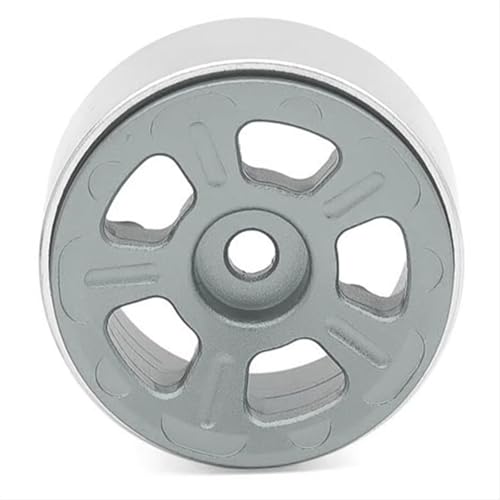 RC Car Assortment for Axial for SCX24 AX24 for FCX24 Enduro24 for TRX4M 1/24 1/18 RC Crawler Car 4Pcs 1.0in Metal Wheel Rims Upgrade Parts