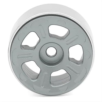 RC Car Assortment for Axial for SCX24 AX24 for FCX24 Enduro24 for TRX4M 1/24 1/18 RC Crawler Car 4Pcs 1.0in Metal Wheel Rims Upgrade Parts