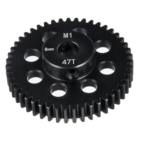 Steel Pinion Motor M1 8mm 47T Gears for ARRMA 4WD Tra-xxas X-MAXX | 1/5 1/7 1/8 RC Car Upgrade - size: 47T
