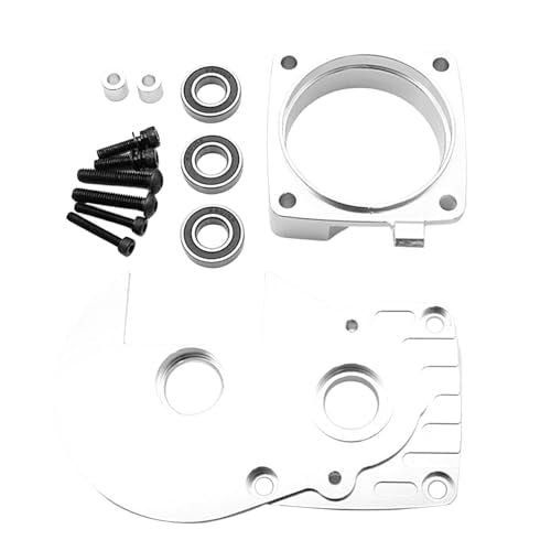 FLMLF CNC Metal Quick Release Clutch Bell Support Frame Kit for 1/5 Hpi Rofun BAHA Rovan Km Baja 5b Ss 5t 5sc Rc Car Parts (Silver) - color: Silver