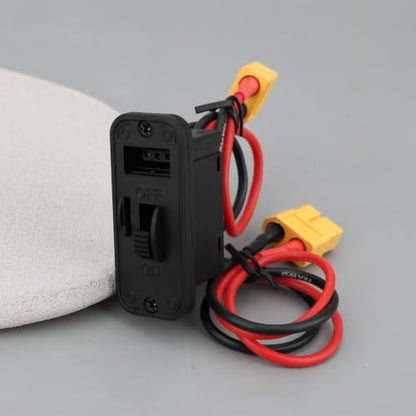 Inline Power Switch 18AWG Cable Compatible with XT60 for RC Airplane Car Boat Main Power 1 Pack