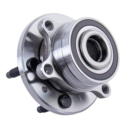 512460 Front/Rear Wheel Bearing Hub Assembly Compatible with 11-18 Explorer | 5 Lugs Front & Rear Non-ABS Wheel Hub Bearing Compatible with 2011-2018 Ford Explorer, 2013-2018 Police Interceptor Utility, - size: 512460/1PC