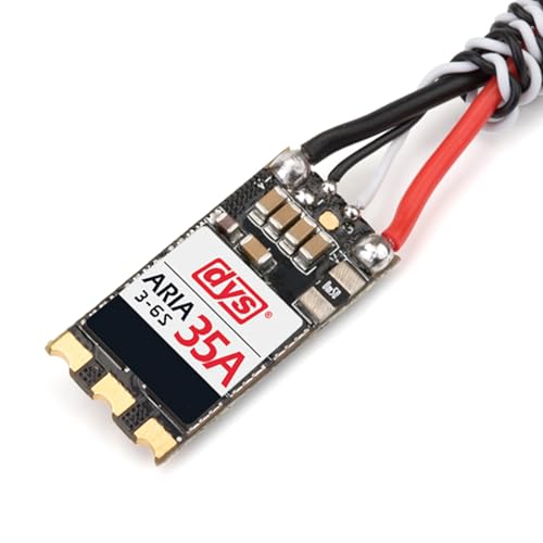 DYS Brushless ESC 35A BLHeli_32bit 3-6S Dshot1200 Built-in Current Meter Sensor for RC Drone Quadcopter (Arai 35A)