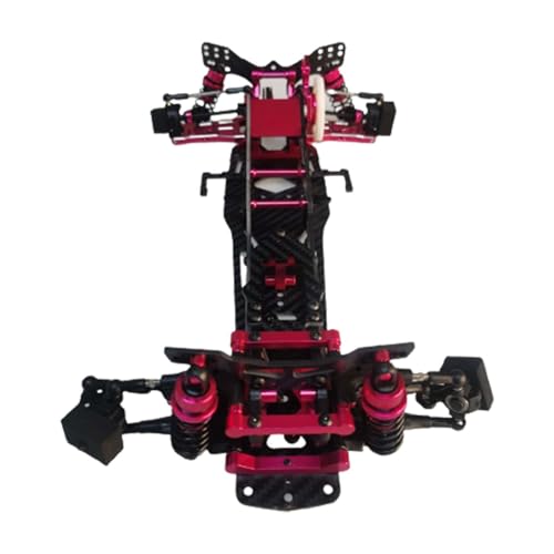 Alloy & CF 1/10 Chassis D5 MR V2 Frame Kit RC 2WD Drift Car Rear Drive