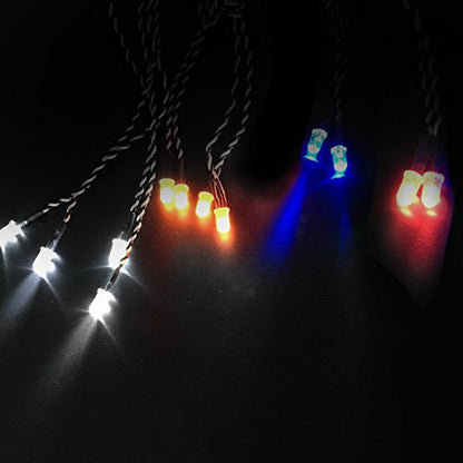 12 LED Lighting System Kit - Simulation Flashing Lights for 1/10 1/8 RC Car/Truck/Crawler