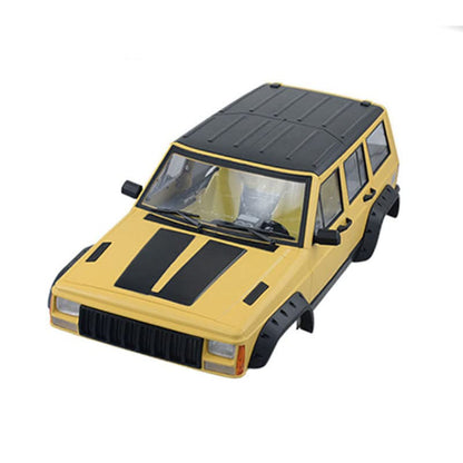 RC Car Hard Body Shell Kit,313mm Wheelbase Cherokee Body Car Shell for 1/10 RC Crawler Axial SCX10 & SCX10 II 90046 90047 TRX4 Kit (Yellow) - color: Yellow