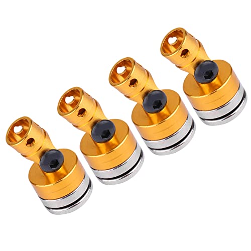 Body Shell Mount Column, Magnetic Post Mount, Body RC Car Magnetic Shell Post 4Pcs Model Car Body Post Mount for SCX10 4WD 1:10(Yellow)