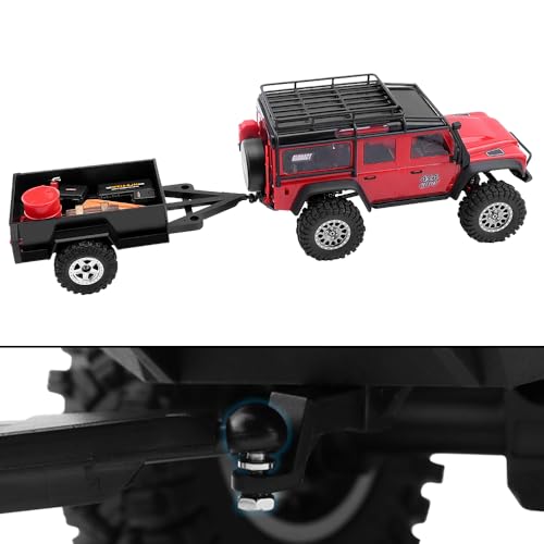 GLOBACT RC Trailer RC Crawler Accessories for 1/18 TRX4M Defender
