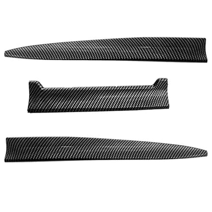 Universal Carbon Fiber Pattern Spoiler for Sedan, Coupe, Hatchback | 3-Section Adjustable & Cuttable | No-Drill Installation with 3M Tape | 40-55 Inches - color: Carbon fiber black