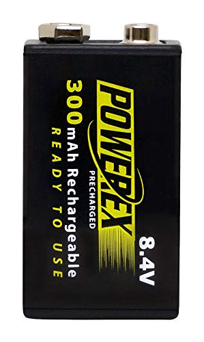 Powerex Precharged 8.4V Rechargeable Low Self Discharge NiMH Battery (MHR84VP) - size: 1 Count (Pack of 1), style: 8.4V
