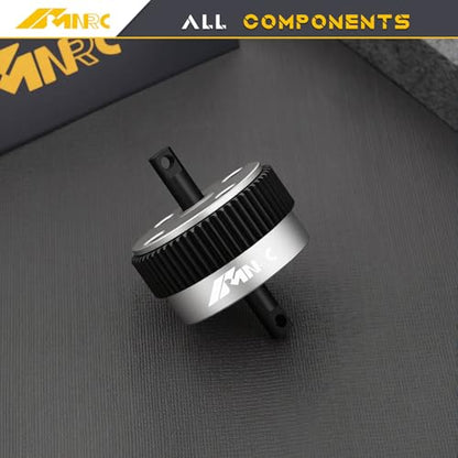 Alloy Transmission Differential Diff Gear Kit 2380 for 1/10 Slash Stampede Rustler Bandit F-150 Raptor 2WD Series Upgrade Part Sliver - color: Sliver