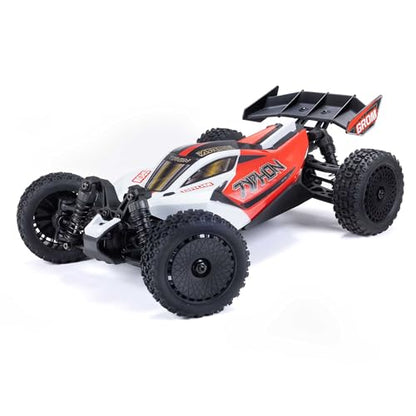 ARRMA Typhon GROM 4x4 RC Buggy, RTR, Red/White ARA2106T2 | Smart Small Scale, Battery Included, Charger Included - color: Red/White