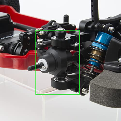 Aluminum Front Upright Knuckle Arm Kit for Tamiya RC Car TT02B DF02 Chassis Upgrade Parts