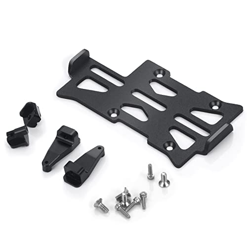 MORLORDY Aluminum Alloy RC Lower Battery Mount Bracket Plate Battery Holder Post for 1/24 RC Crawler Car SCX24 Upgrades Accessories AXI00001 AXI00002 AXI00006 AXI90081 AXI00004