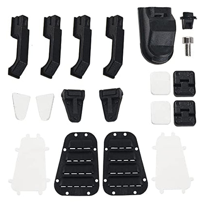 RC Plastic Door Handle Fuel Tank Cap Door Hinge Hood Grille Cover Grille Decoration Accessories Compatible with Traxxas TRX-4 TRX4 1/10 RC Crawler