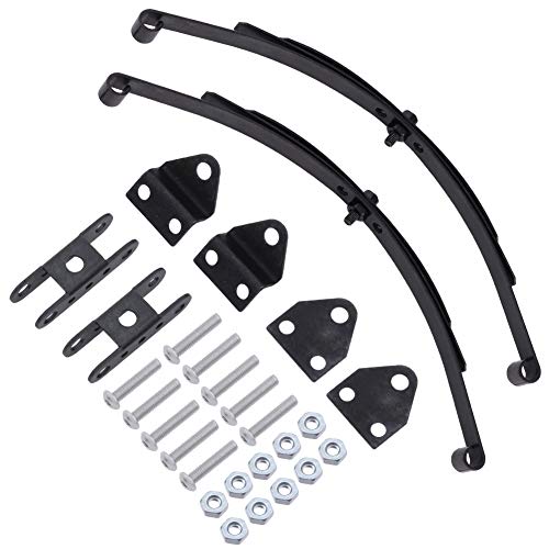 Hobbypark Stiff Leaf Spring Suspension Steel Bar Kit for 1/10 RC Rock Crawler RC4WD D90 Parts (2 Kits)