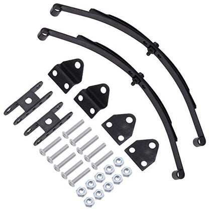 Hobbypark Stiff Leaf Spring Suspension Steel Bar Kit for 1/10 RC Rock Crawler RC4WD D90 Parts (2 Kits)