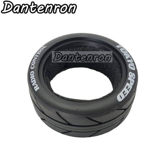 1/10 On Road Tires RC Soft Rubber Street Touring Tyres OD 65mm For 1:10 Rally Racing Drift Car Tamiya TT01 TT02 XV01 TA06 A959 PTG2 HPI KYOSHO HSP PTG2 Traxxas RC On-Road Wheels Rims 4PCS