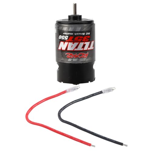 RC Motor, Low Noise Brushed 550 Motor 35T for Off Road Crawlers Hobbyists Enthusiasts