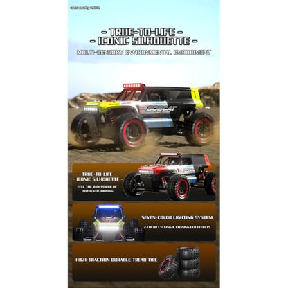 S912PRO 1/16 Scale RC Drift Car Model for Adults, 2.4G 4WD Brushless Full-Proportional Remote Control High-Speed Drifting Car(Green) - color: Green